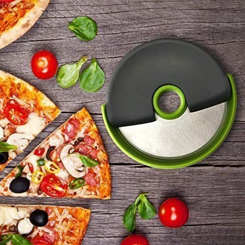 Pizza Cutter Wheel with Sharp Blade Pizza Slicer Comfortable and Safety Rubber Guard Easy to Cut and Clean Pizza Roller Blade Pizza Cutter Wheel with Sharp Blade Pizza Slicer Comfortable and Safety Rubber Guard Easy to Cut and Clean Pizza Roller Blade